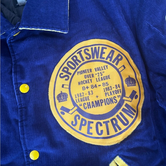 Vintage Tonawanda Buffalo NY Bojax Sportswear Spectrum Hockey Jacket - Picture 6 of 6